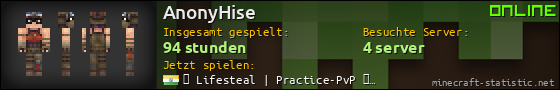 Benutzerleisten 560x90 für AnonyHise