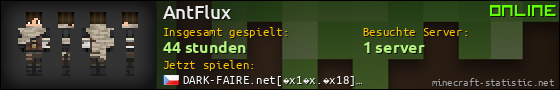 Benutzerleisten 560x90 für AntFlux