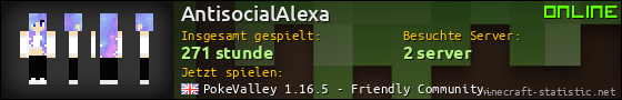 Benutzerleisten 560x90 für AntisocialAlexa