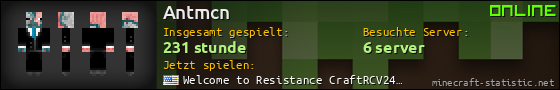 Benutzerleisten 560x90 für Antmcn