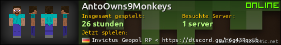 Benutzerleisten 560x90 für AntoOwns9Monkeys