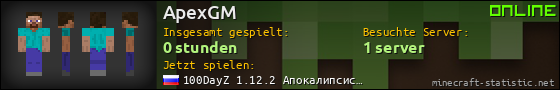 Benutzerleisten 560x90 für ApexGM