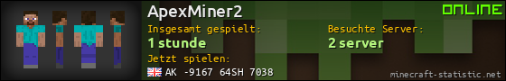 Benutzerleisten 560x90 für ApexMiner2