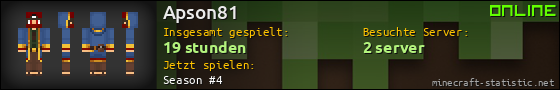 Benutzerleisten 560x90 für Apson81