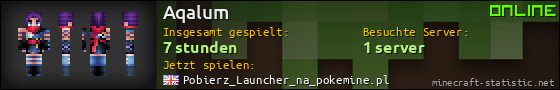 Benutzerleisten 560x90 für Aqalum