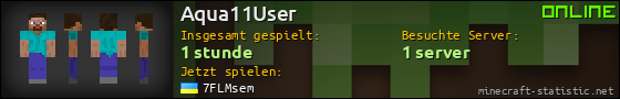 Benutzerleisten 560x90 für Aqua11User