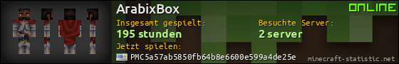 Benutzerleisten 560x90 für ArabixBox