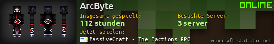 Benutzerleisten 560x90 für ArcByte