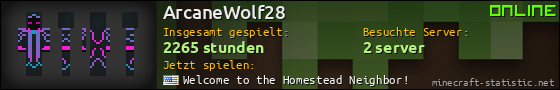 Benutzerleisten 560x90 für ArcaneWolf28