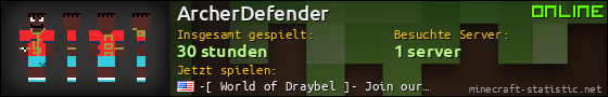 Benutzerleisten 560x90 für ArcherDefender