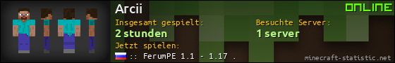 Benutzerleisten 560x90 für Arcii
