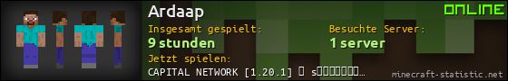 Benutzerleisten 560x90 für Ardaap