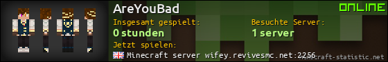 Benutzerleisten 560x90 für AreYouBad