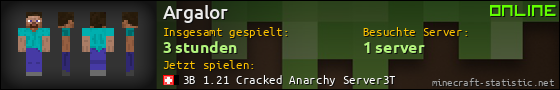 Benutzerleisten 560x90 für Argalor