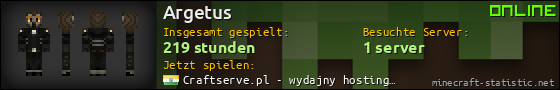 Benutzerleisten 560x90 für Argetus