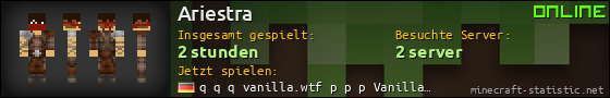 Benutzerleisten 560x90 für Ariestra