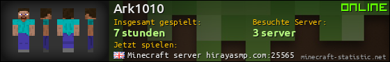 Benutzerleisten 560x90 für Ark1010