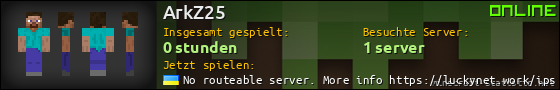 Benutzerleisten 560x90 für ArkZ25