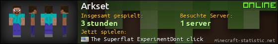 Benutzerleisten 560x90 für Arkset