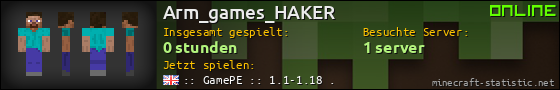 Benutzerleisten 560x90 für Arm_games_HAKER