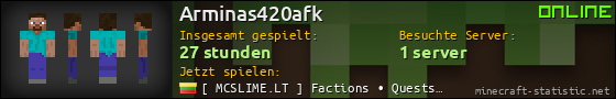 Benutzerleisten 560x90 für Arminas420afk