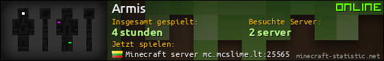 Benutzerleisten 560x90 für Armis