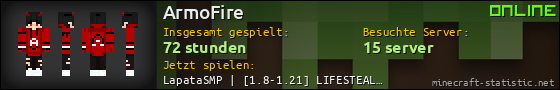 Benutzerleisten 560x90 für ArmoFire