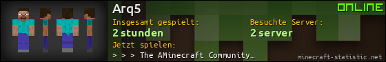 Benutzerleisten 560x90 für Arq5