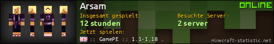 Benutzerleisten 560x90 für Arsam