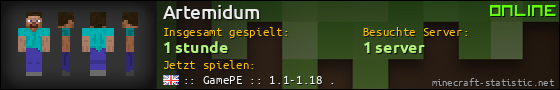 Benutzerleisten 560x90 für Artemidum