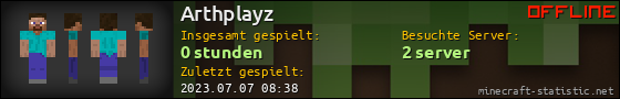 Benutzerleisten 560x90 für Arthplayz