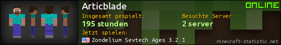 Benutzerleisten 560x90 für Articblade