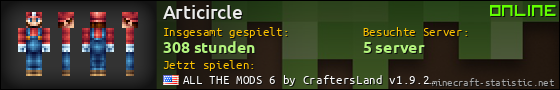 Benutzerleisten 560x90 für Articircle