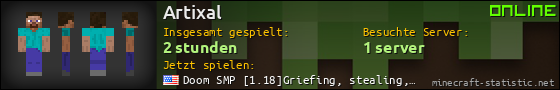 Benutzerleisten 560x90 für Artixal