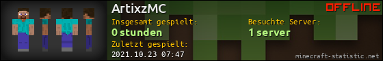 Benutzerleisten 560x90 für ArtixzMC