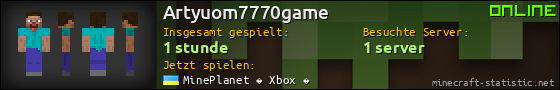 Benutzerleisten 560x90 für Artyuom7770game