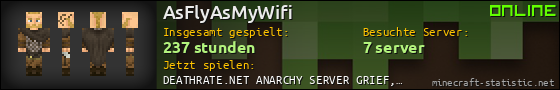 Benutzerleisten 560x90 für AsFlyAsMyWifi