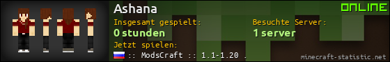 Benutzerleisten 560x90 für Ashana