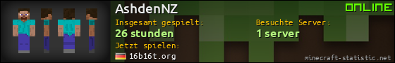Benutzerleisten 560x90 für AshdenNZ