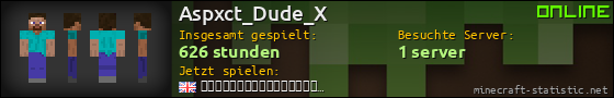 Benutzerleisten 560x90 für Aspxct_Dude_X