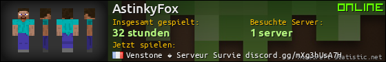 Benutzerleisten 560x90 für AstinkyFox