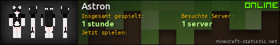 Benutzerleisten 560x90 für Astron
