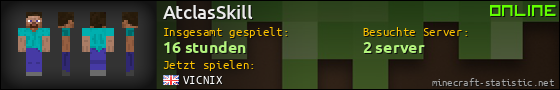 Benutzerleisten 560x90 für AtclasSkill