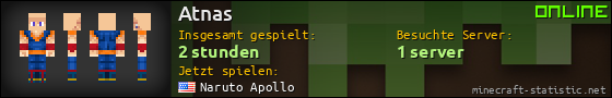Benutzerleisten 560x90 für Atnas