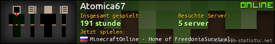 Benutzerleisten 560x90 für Atomica67