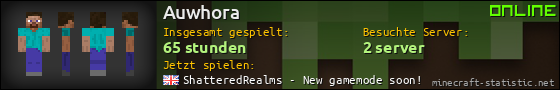 Benutzerleisten 560x90 für Auwhora