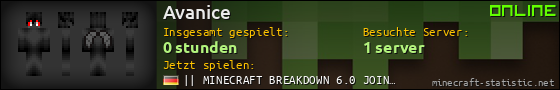 Benutzerleisten 560x90 für Avanice