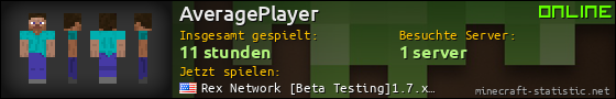 Benutzerleisten 560x90 für AveragePlayer