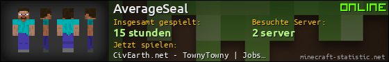 Benutzerleisten 560x90 für AverageSeal