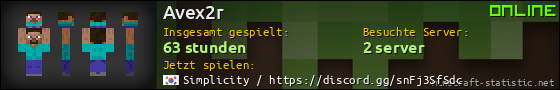 Benutzerleisten 560x90 für Avex2r